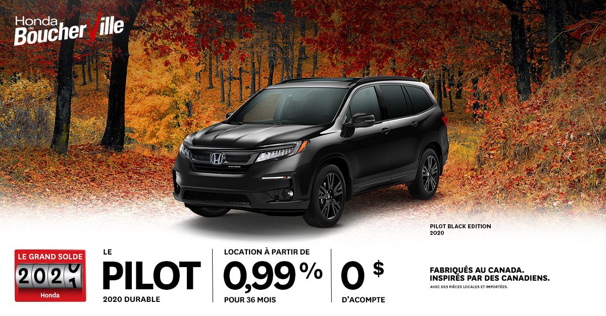 Le grand solde Honda - Le Pilot