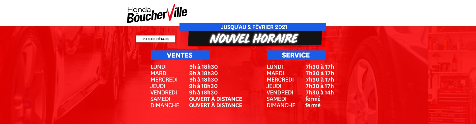Honda de Boucherville Concessionnaire Honda