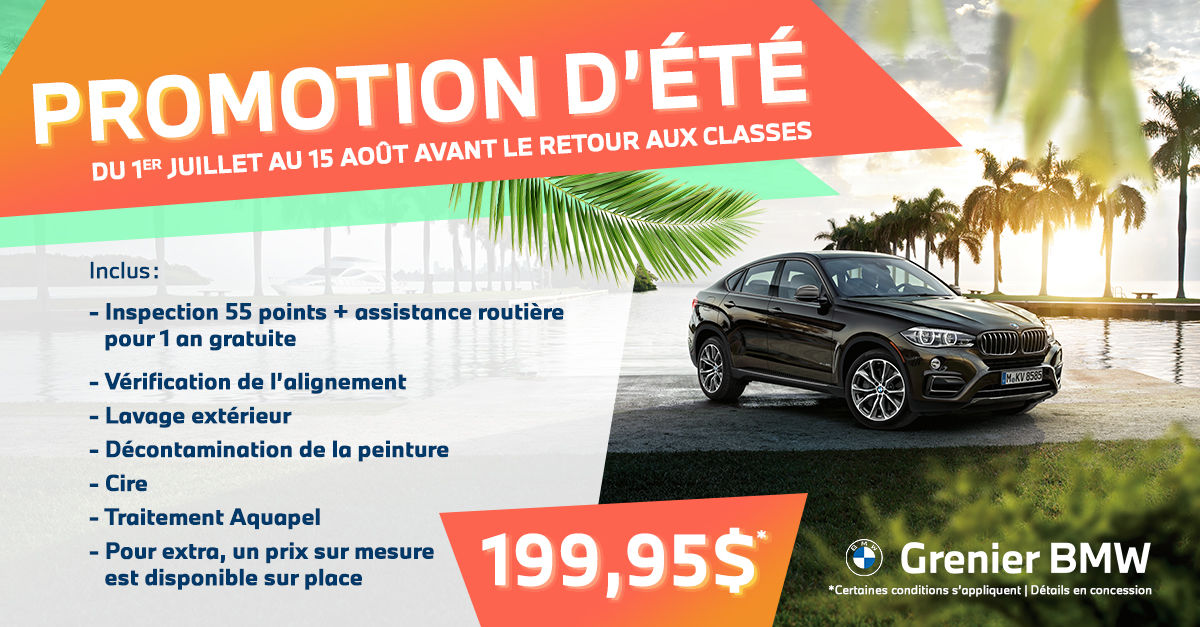 PROMOTION D'ÉTÉ!