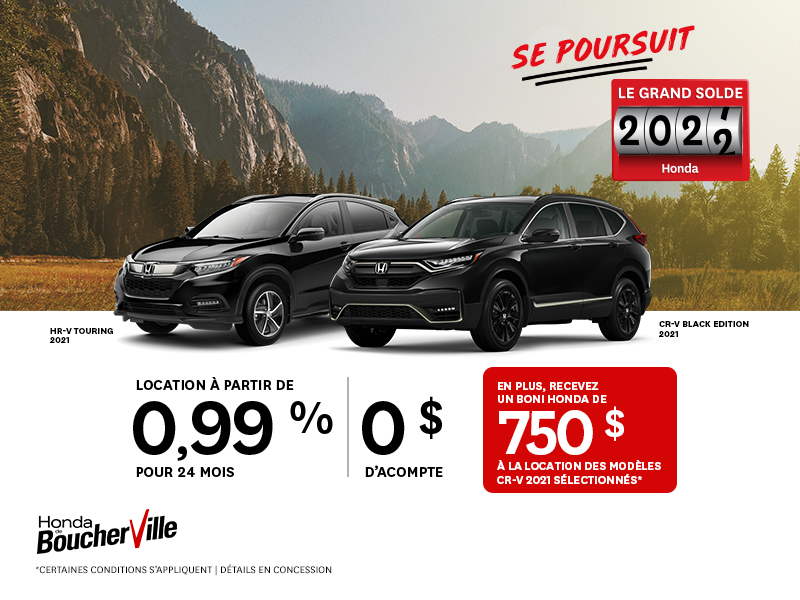 LE GRAND SOLDE HONDA!