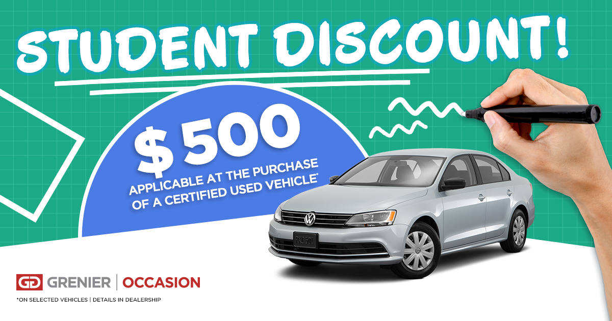 STUDENT DISCOUNT !