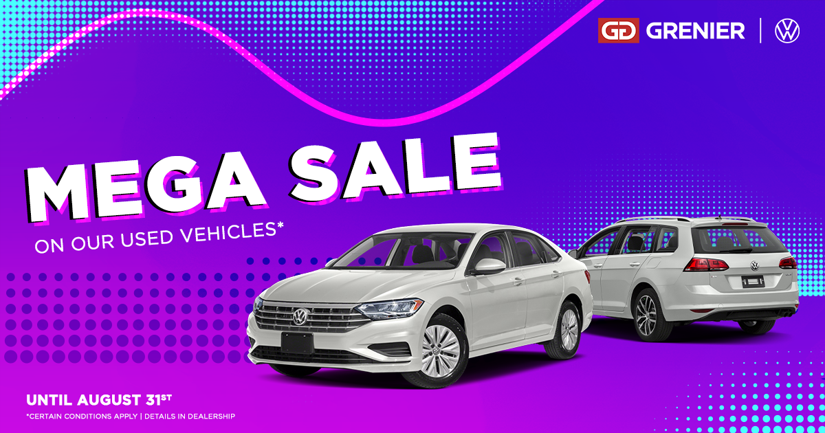 Mega sale on our used vehicles