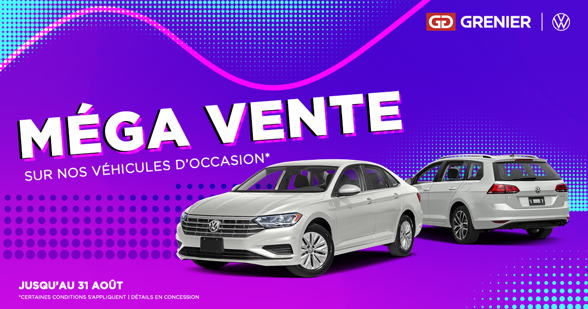 Méga vente sur nos véhicules d'occasion