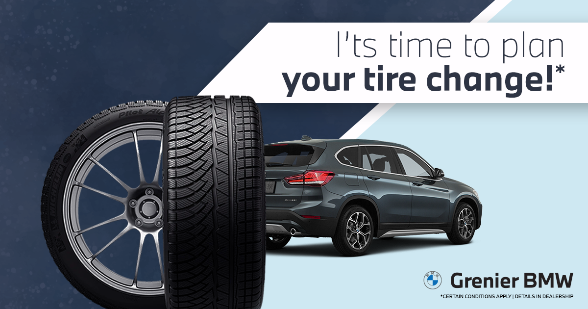 IT'S TIME TO PLAN YOUR TIRE CHANGE !