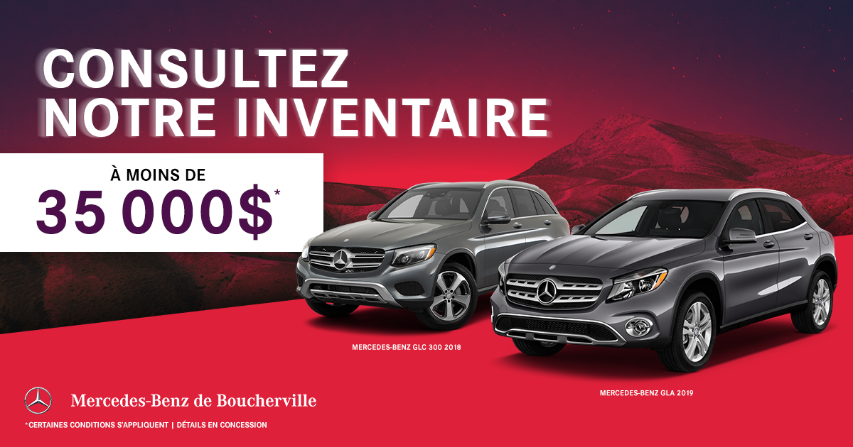 Consultez notre inventaire à moins de 35 00$ !