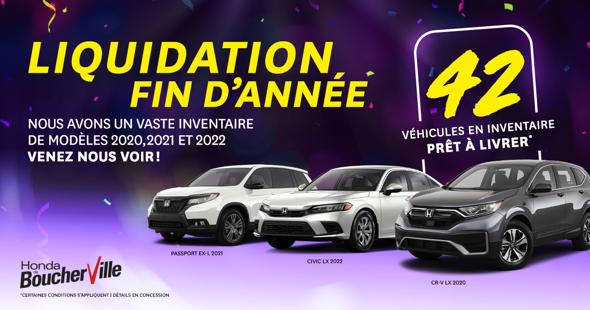 LIQUIDATION FIN D'ANNÉE !