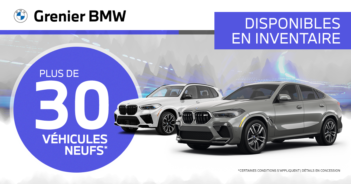 PLUS DE 30 VÉHICULES NEUFS !