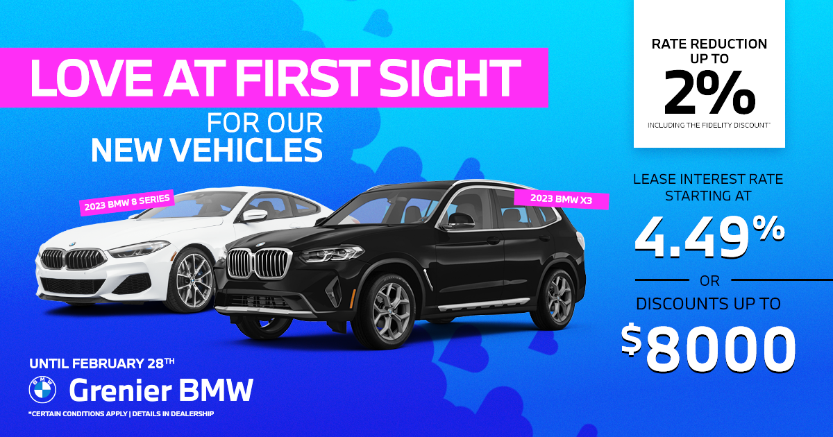 LOVE AT FIRST SIGHT FOR OUR NEW VEHICLES !