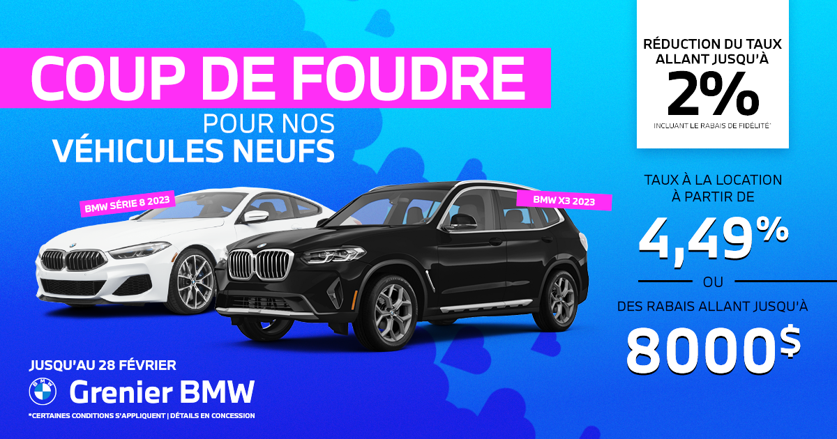 COUP DE FOUDRE POUR NOS VÉHICULES NEUFS !