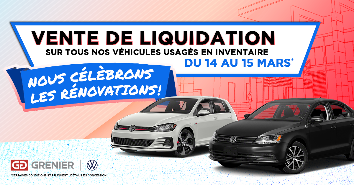 VENTE DE LIQUIDATION !