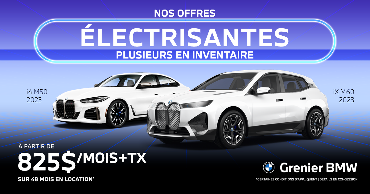 NOS OFFRES ÉLECTRISANTES !