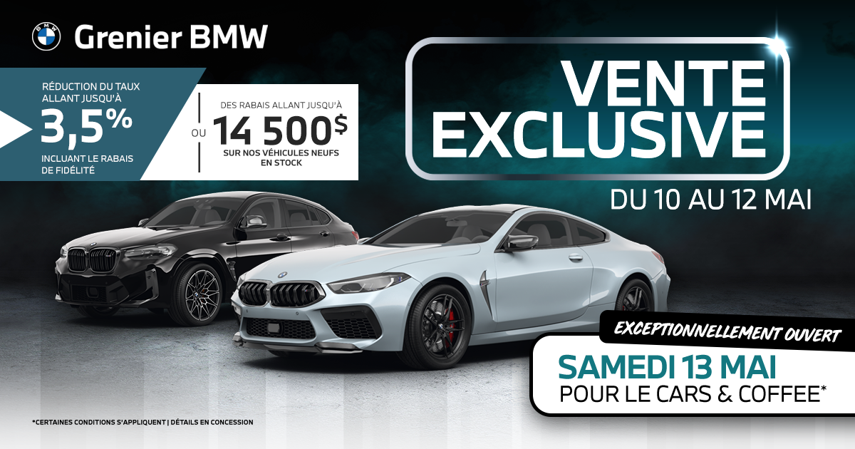 VENTE EXCLUSIVE !