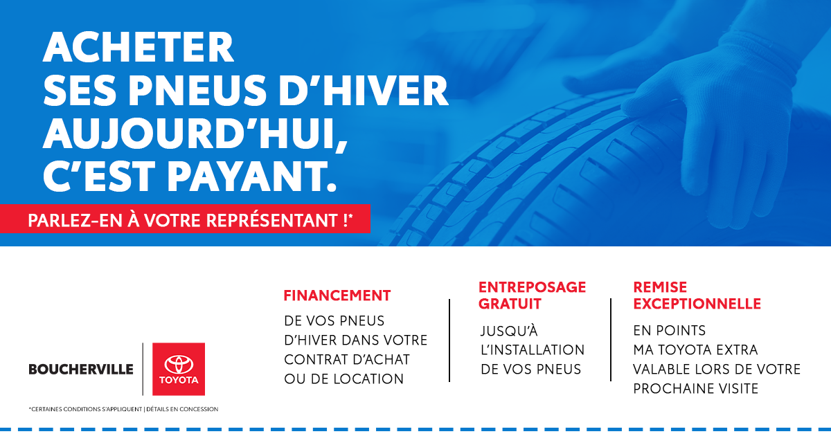PROMOTION ACHAT DE PNEUS !