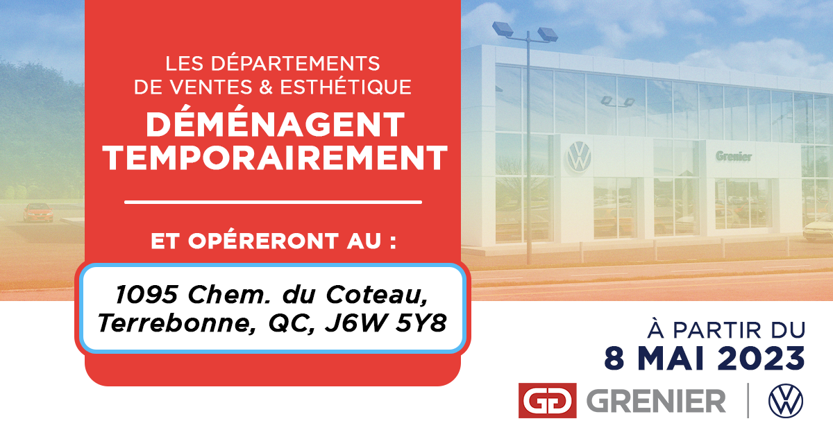 DÉMÉNAGEMENT TEMPORAIRE