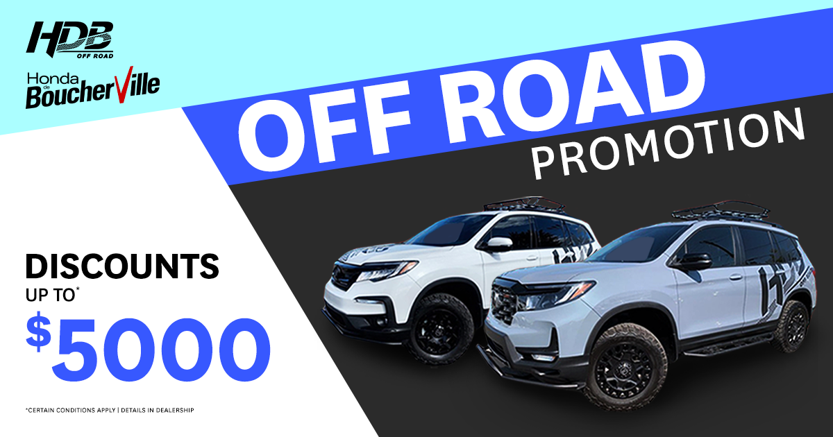 OFF ROAD PROMOTION!
