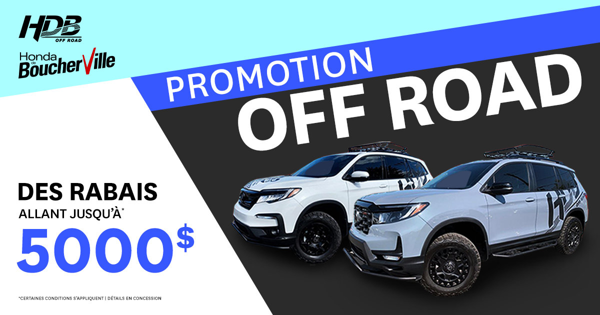 PROMOTION OFF ROAD!