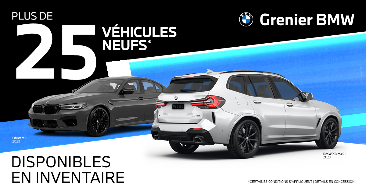 PLUS DE 25 VÉHICULES NEUFS !