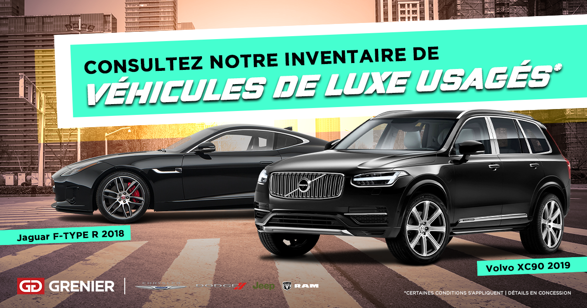 NOS VÉHICULES DE LUXE !