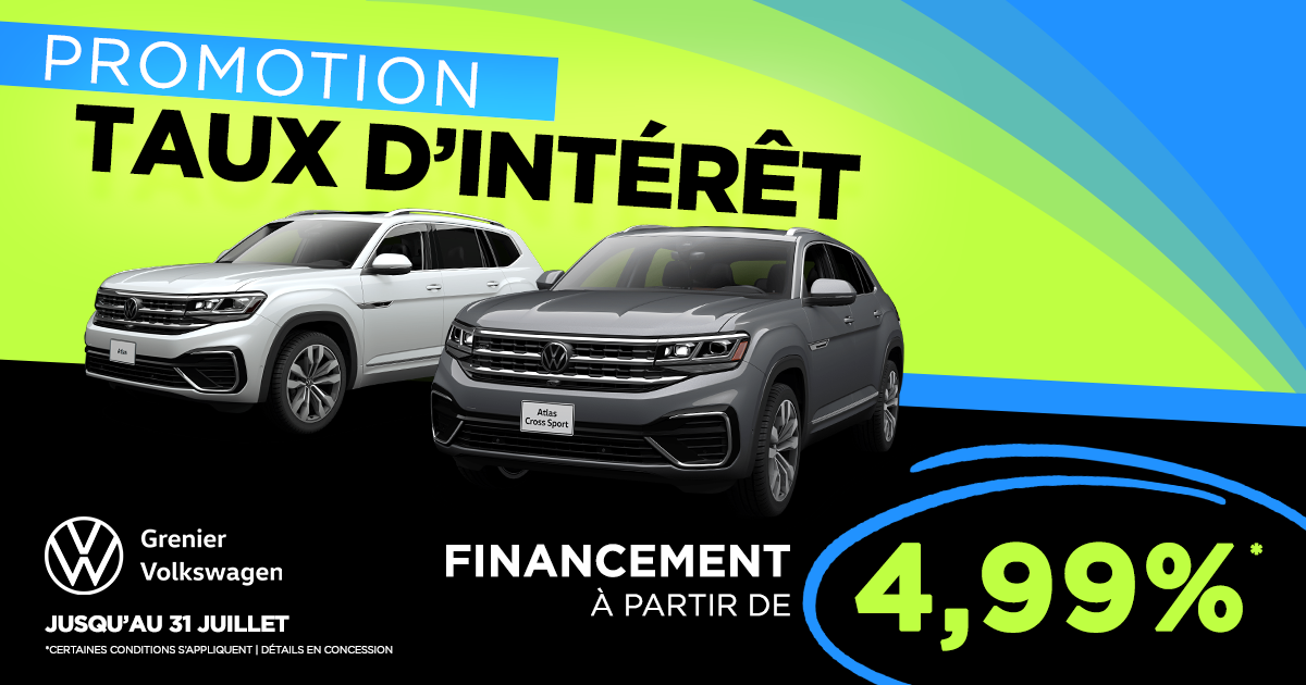 PROMOTION TAUX D'INTÉRÊT!