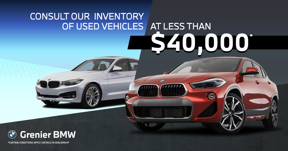 USED VEHICLE INVENTORY UNDER $40,000 !