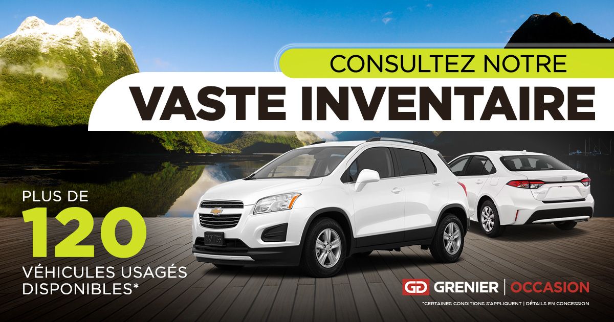 Consultez notre vaste inventaire !