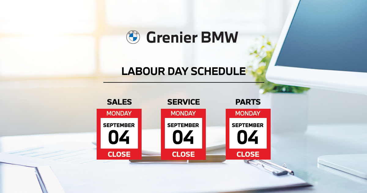LABOUR DAY SCHEDULE