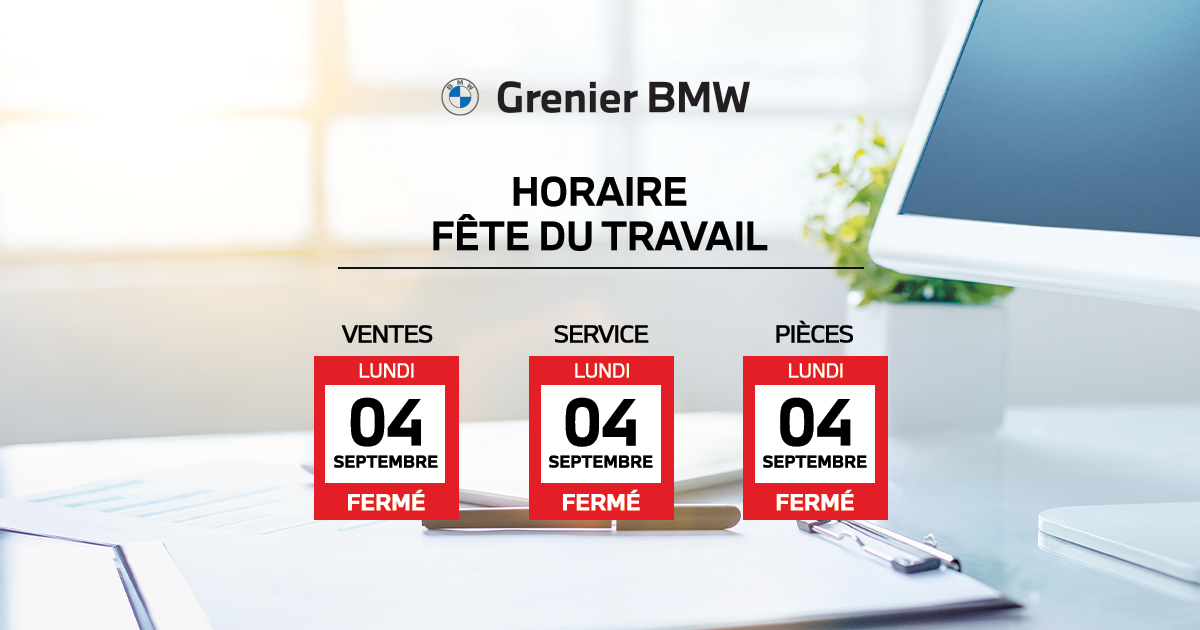 HORAIRE FÊTE DU TRAVAIL