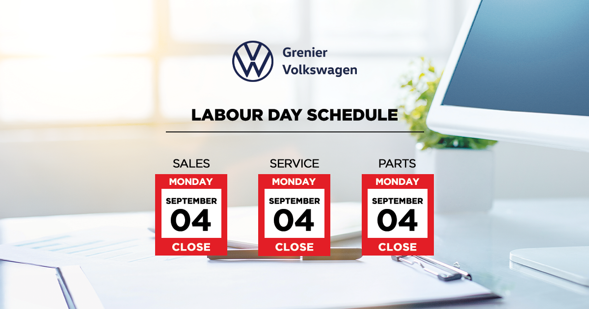 LABOUR DAY SCHEDULE
