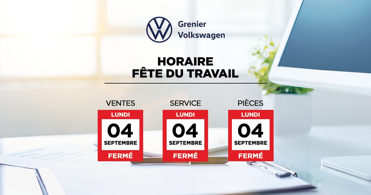 HORAIRE FÊTE DU TRAVAIL