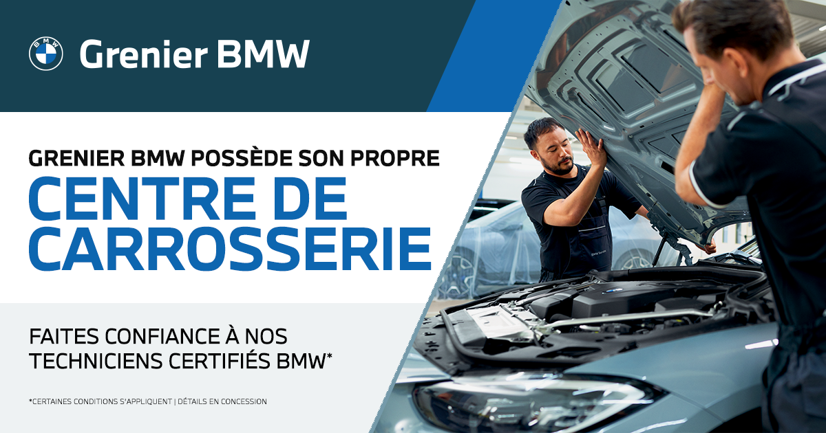 Centre de carrosserie Grenier BMW