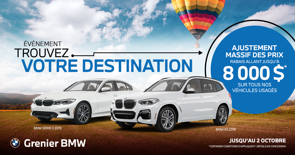 ÉVÉNEMENT TROUVEZ VOTRE DESTINATION!