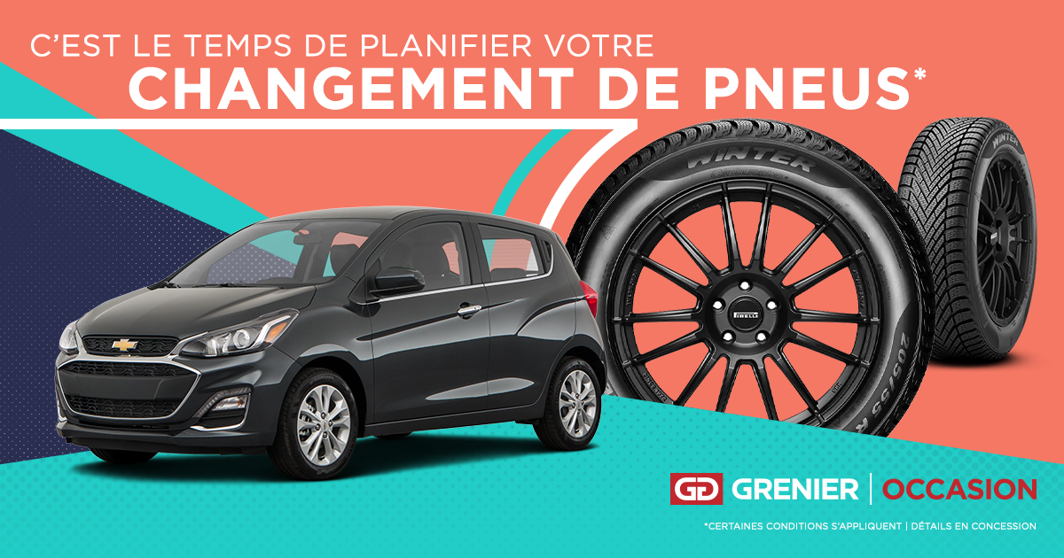 C'EST LE TEMPS DE PLANIFIER VOTRE CHANGEMENT DE PNEUS !