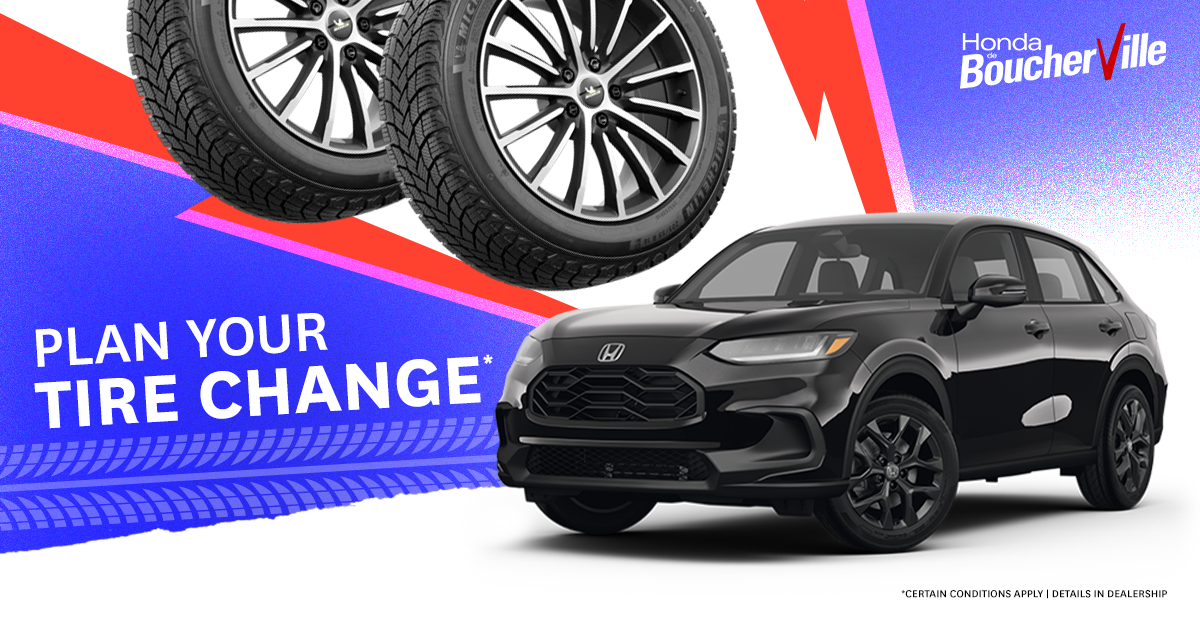 IT'S TIME TO PLAN YOUR TIRE CHANGE !