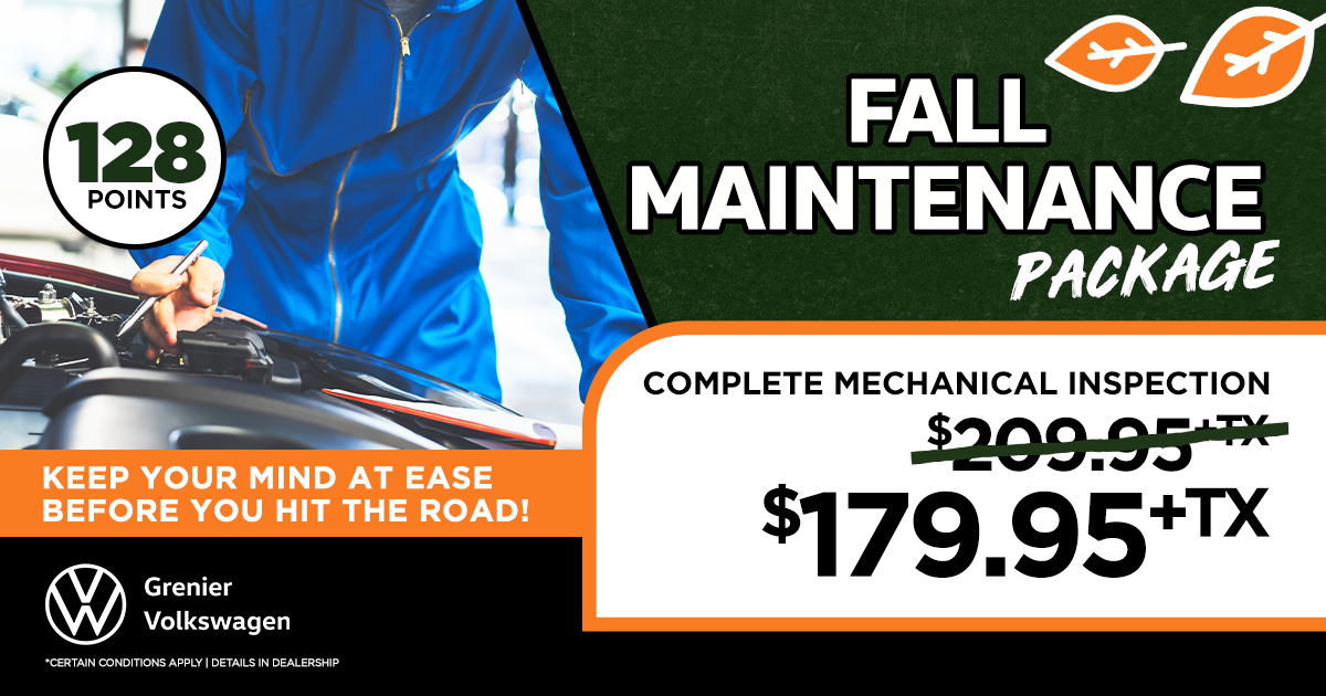 FALL MAINTENANCE PACKAGE !