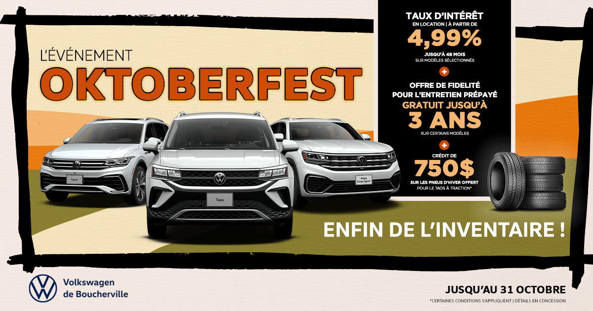 L'ÉVÉNEMENT OKTOBERFEST !