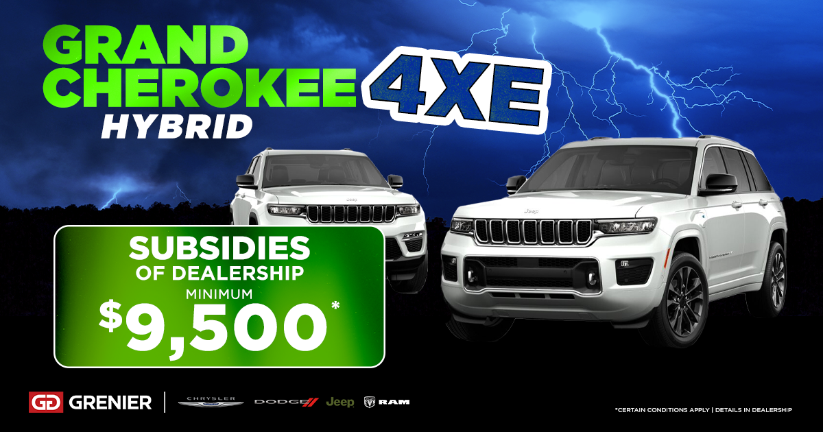HYBRIDE GRAND CHEROKEE 4XE !