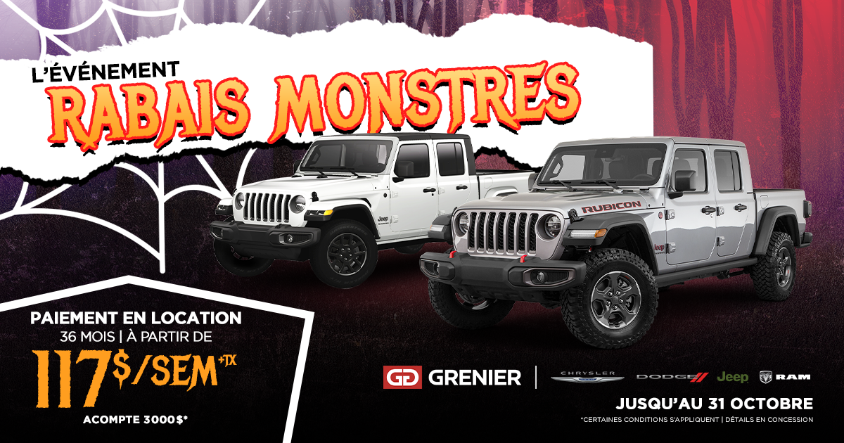 L'ÉVÉNEMENT RABAIS MONSTRUEUX !