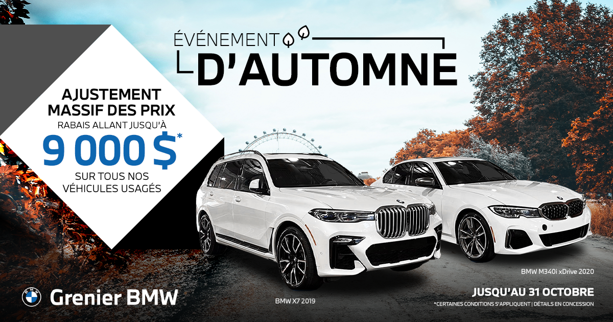 ÉVÉNEMENT D'AUTOMNE !