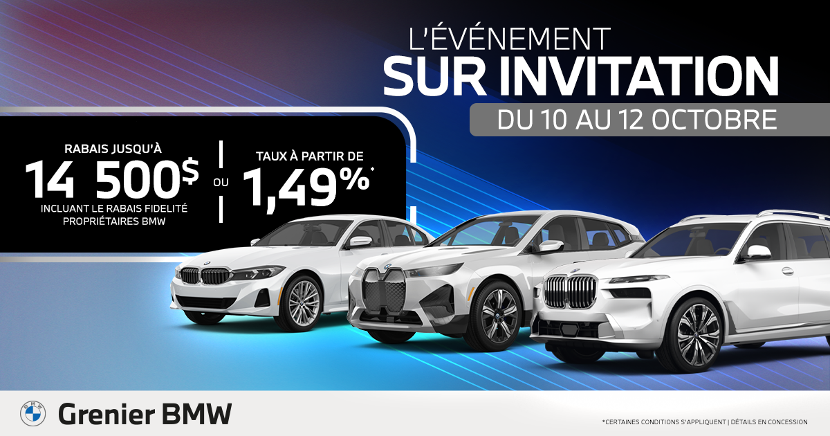 L'ÉVÉNEMENT SUR INVITATION !