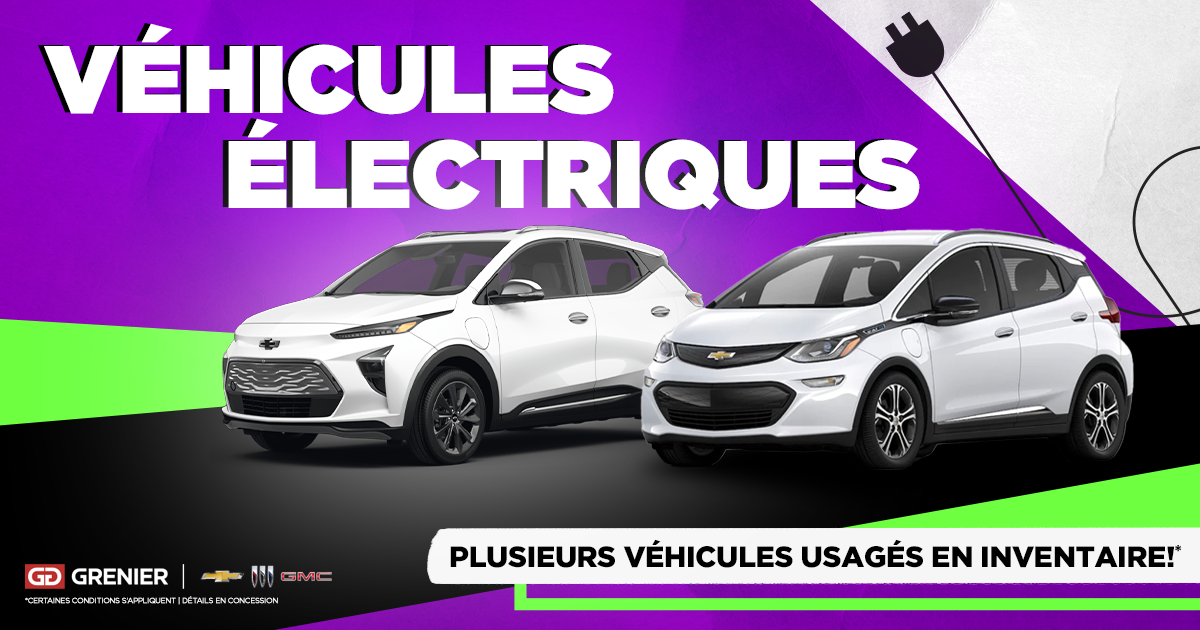 VÉHICULES ÉLECTRIQUES USAGÉS !