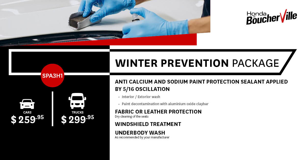 WINTER PREVENTION PACKAGE !