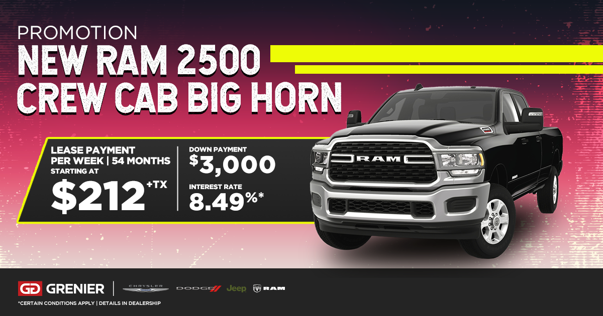PROMOTION NEW RAM 2500!