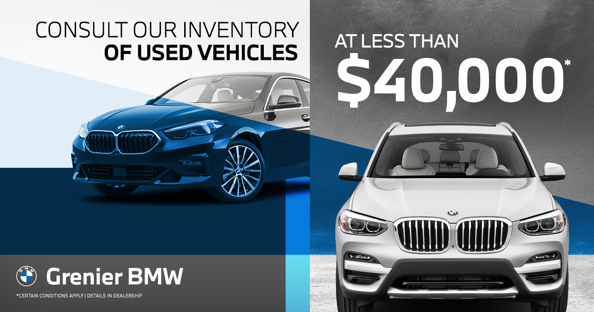 USED VEHICLE INVENTORY UNDER $40,000 !