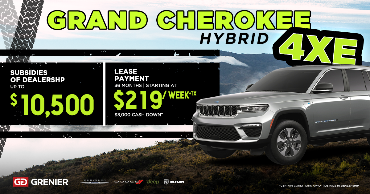 HYBRIDE GRAND CHEROKEE 4XE !