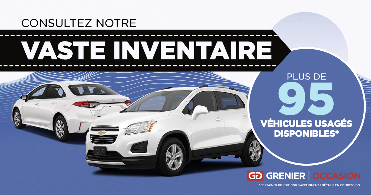 Consultez notre vaste inventaire !