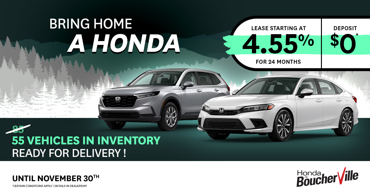 BRING HOME A HONDA !