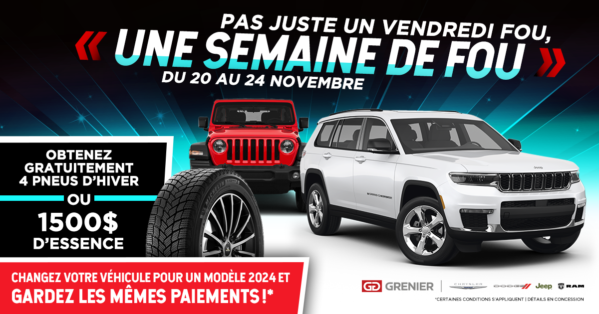 PAS JUSTE UN VENDREDI FOU, UNE SEMAINE DE FOU !