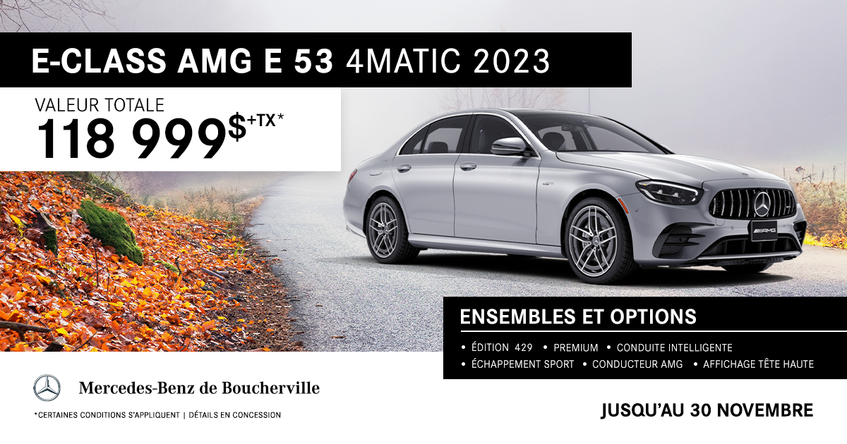 E-CLASS AMG E 53 4MATIC 2023