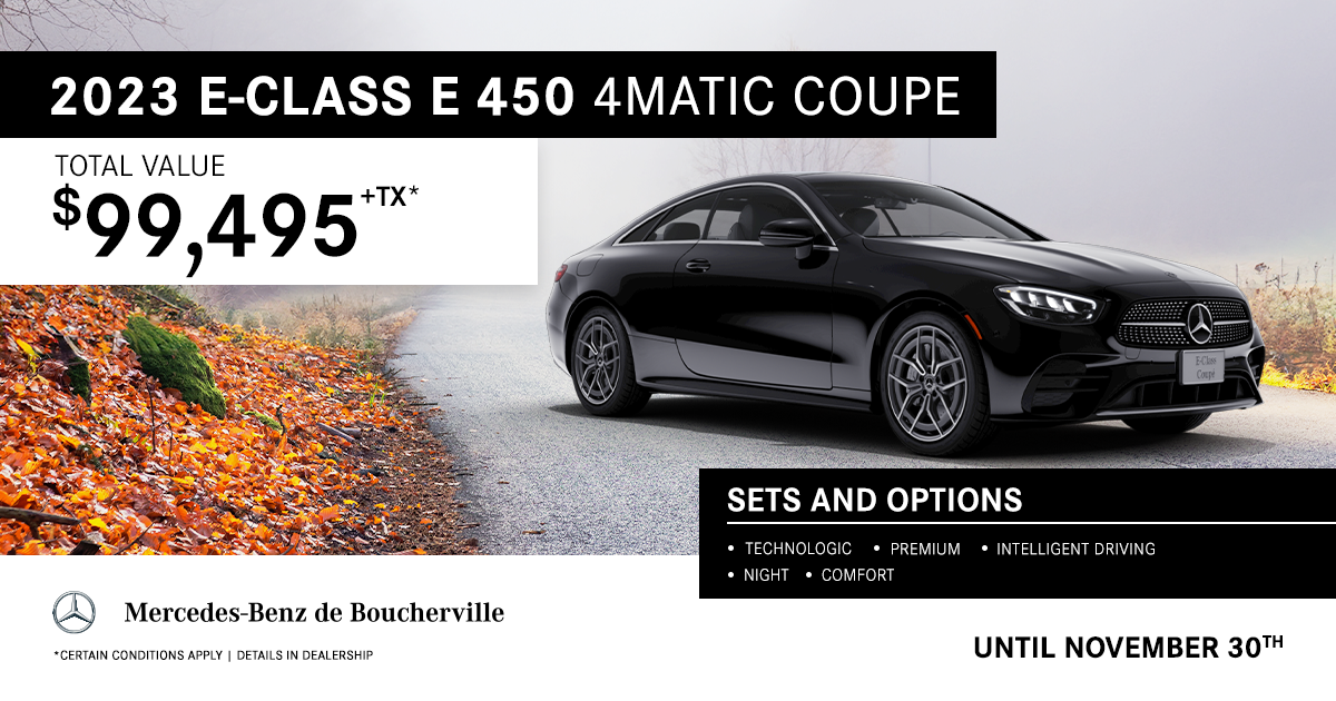 2023 E-CLASS E 450 4MATIC COUPE