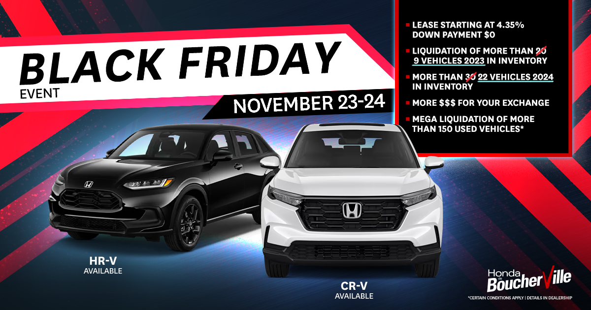 BLACK FRIDAY SALES EVENT !